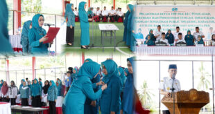 TP-PKK Bolsel Gelar Sosialisasi Public Speaking dan Lantik Ketua TP-PKK Tiga Kecamatan