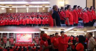 Hadiri MUSANCAB PDI Perjuangan se-BMR, Ketua DPC Bolsel: Soliditas Kader Jadi Kunci