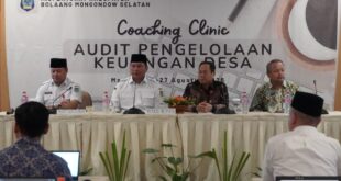 Bolsel Perkuat Pengawasan Dana Desa, Wabup Deddy Bidik SPIP Level 3