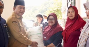 Wabub Deddy Hadiri Launching Bantuan Pangan, Bolsel Siapkan Gedung Bulog